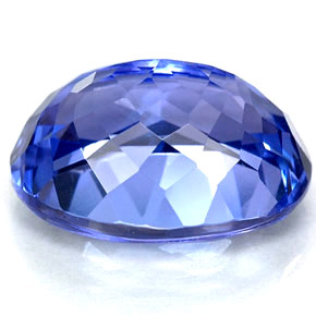 5,08 ctw natürlicher blauer Tansanit, Oval Schliff, IF