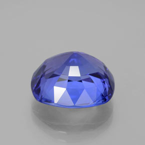 10,76 ctw natürlicher blauer Tansanit, Kissenschliff, VVS