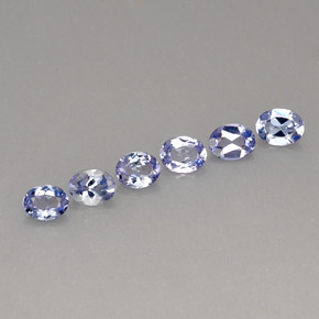  ct natürliche violett-blau Tansanit-Edelsteine, Oval Schliff, VS