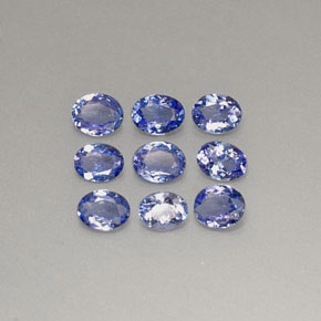  ct natürliche blauer Tansanit-Edelsteine, Oval Schliff, VS