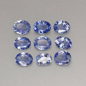  ct natürliche blauer Tansanit-Edelsteine, Oval Schliff, VS