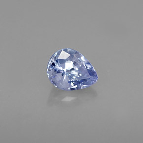 0,52 ctw natürlicher blauer Tansanit, Birnenform, VVS