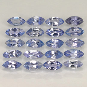  ct natürliche blauer Tansanit-Edelsteine, Marquise, VVS-VS