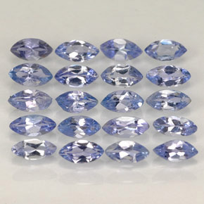  ct natürliche blauer Tansanit-Edelsteine, Marquise, VVS-VS