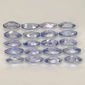  ct natürliche blauer Tansanit-Edelsteine, Marquise, VVS-VS