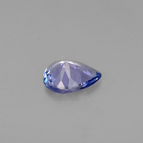 0,24 ctw natürlicher blauer Tansanit, Birnenform, VVS