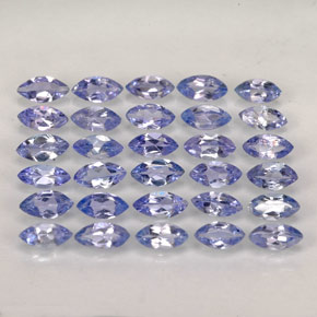  ct natürliche blauer Tansanit-Edelsteine, Marquise, VVS-VS
