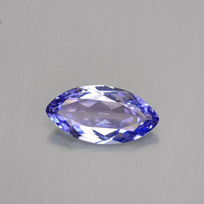 1,03 ctw natürlicher blauer Tansanit, Marquise, VVS