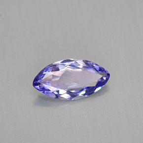 1,03 ctw natürlicher blauer Tansanit, Marquise, VVS