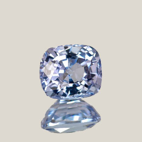 0,80 ctw natürlicher blauer Tansanit, Kissenschliff, VVS