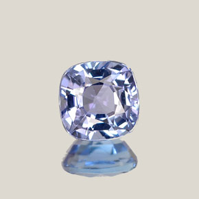 0,70 ctw natürlicher blauer Tansanit, Kissenschliff, VVS