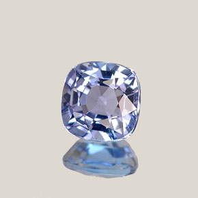 0,70 ctw natürlicher blauer Tansanit, Kissenschliff, VVS