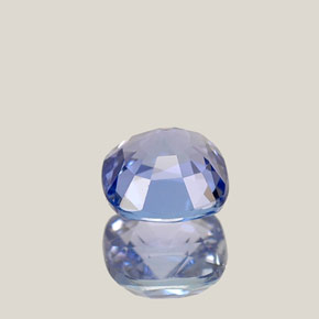 0,70 ctw natürlicher blauer Tansanit, Kissenschliff, VVS