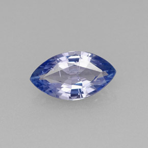 0,78 ctw natürlicher blauer Tansanit, Marquise, VS