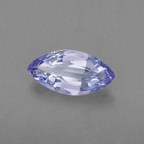 0,76 ctw natürlicher blauer Tansanit, Marquise, VS