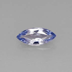 0,49 ctw natürlicher blauer Tansanit, Marquise, VVS-VS