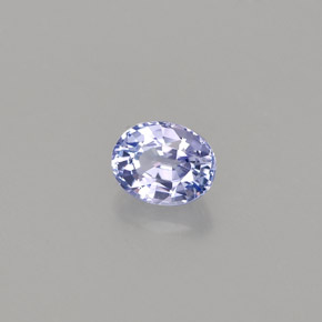 0,60 ctw natürlicher blauer Tansanit, Oval Schliff, VVS