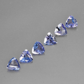  ct natürliche blauer Tansanit-Edelsteine, Trillion, VS