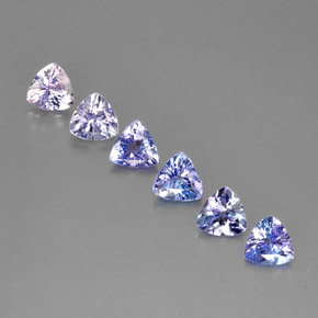  ct natürliche blauer Tansanit-Edelsteine, Trillion, VS