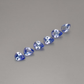  ct natürliche violett-blau Tansanit-Edelsteine, Birnenform, VS