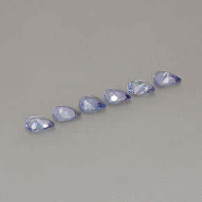  ct natürliche blauer Tansanit-Edelsteine, Birnenform, VS