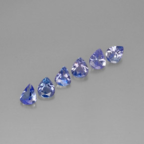  ct natürliche blauer Tansanit-Edelsteine, Birnenform, VS
