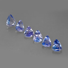  ct natürliche blauer Tansanit-Edelsteine, Birnenform, VS