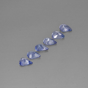  ct natürliche blauer Tansanit-Edelsteine, Birnenform, VS