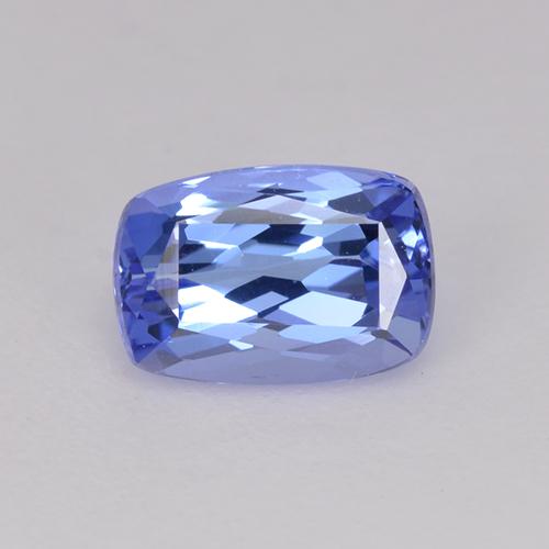 0,99 ctw natürlicher blauer Tansanit, Kissenschliff, VVS-VS