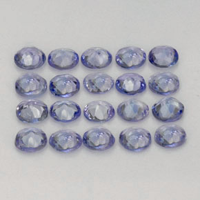  ct natürliche blauer Tansanit-Edelsteine, Rundschliff, VVS-VS