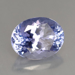3,14 ctw natürlicher blauer Tansanit, Oval Schliff, VVS-VS