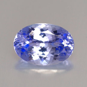 2,24 ctw natürlicher blauer Tansanit, Oval Schliff, VVS-VS