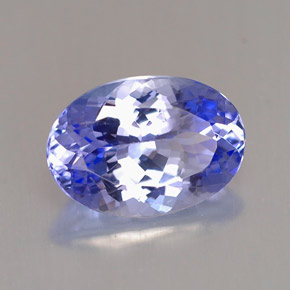 2,24 ctw natürlicher blauer Tansanit, Oval Schliff, VVS-VS