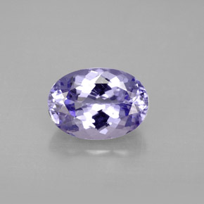 2,46 ctw natürlicher violetter Tansanit, Oval Schliff, VS