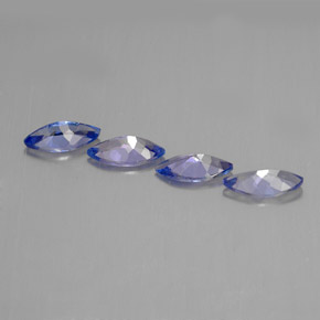  ct natürliche blauer Tansanit-Edelsteine, Marquise, VVS-VS