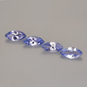  ct natürliche violett-blau Tansanit-Edelsteine, Marquise, VVS-VS