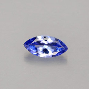 0,39 ctw natürlicher blauer Tansanit, Marquise, VVS-VS