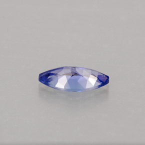 0,39 ctw natürlicher blauer Tansanit, Marquise, VVS-VS
