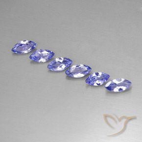 1.88 ct natürliche violett-blau Tansanit-Edelsteine, Marquise, VVS-VS