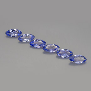  ct natürliche violetter Tansanit-Edelsteine, Marquise, VVS-VS