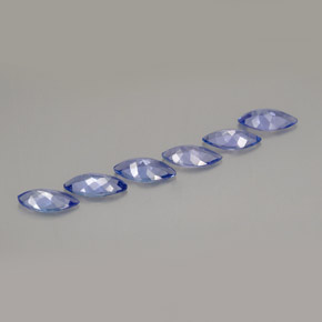  ct natürliche Bläulich-violett Tansanit-Edelsteine, Marquise, VVS-VS