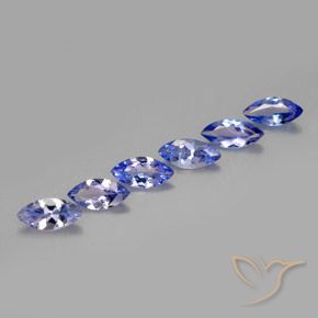 1.90 ct natürliche Intensives Violettblau Tansanit-Edelsteine, Marquise, VVS-VS