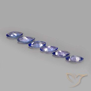 1.90 ct natürliche Intensives Violettblau Tansanit-Edelsteine, Marquise, VVS-VS
