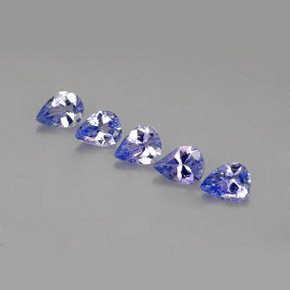  ct natürliche Bläulich-violett Tansanit-Edelsteine, Birnenform, VVS-VS