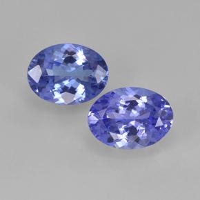 3,00 ct natürliche blauer Tansanit-Edelsteine, Oval Schliff, VVS-VS