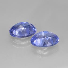 3,00 ct natürliche blauer Tansanit-Edelsteine, Oval Schliff, VVS-VS