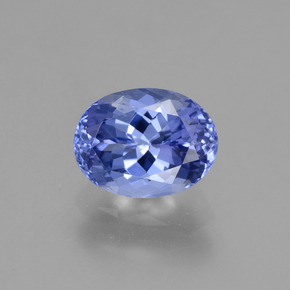 1,45 ctw natürlicher blauer Tansanit, Oval Schliff, VS