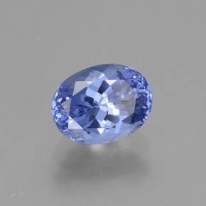 1,45 ctw natürlicher blauer Tansanit, Oval Schliff, VS