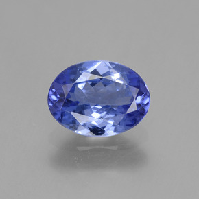 1,32 ctw natürlicher blauer Tansanit, Oval Schliff, VVS-VS