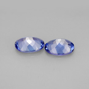 ct natürliche blauer Tansanit-Edelsteine, Oval Schliff, VVS-VS